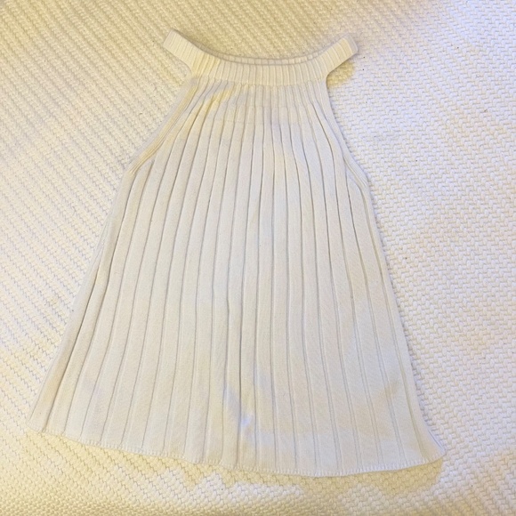 Cream Ribbed Knit Top - Picture 2 of 5